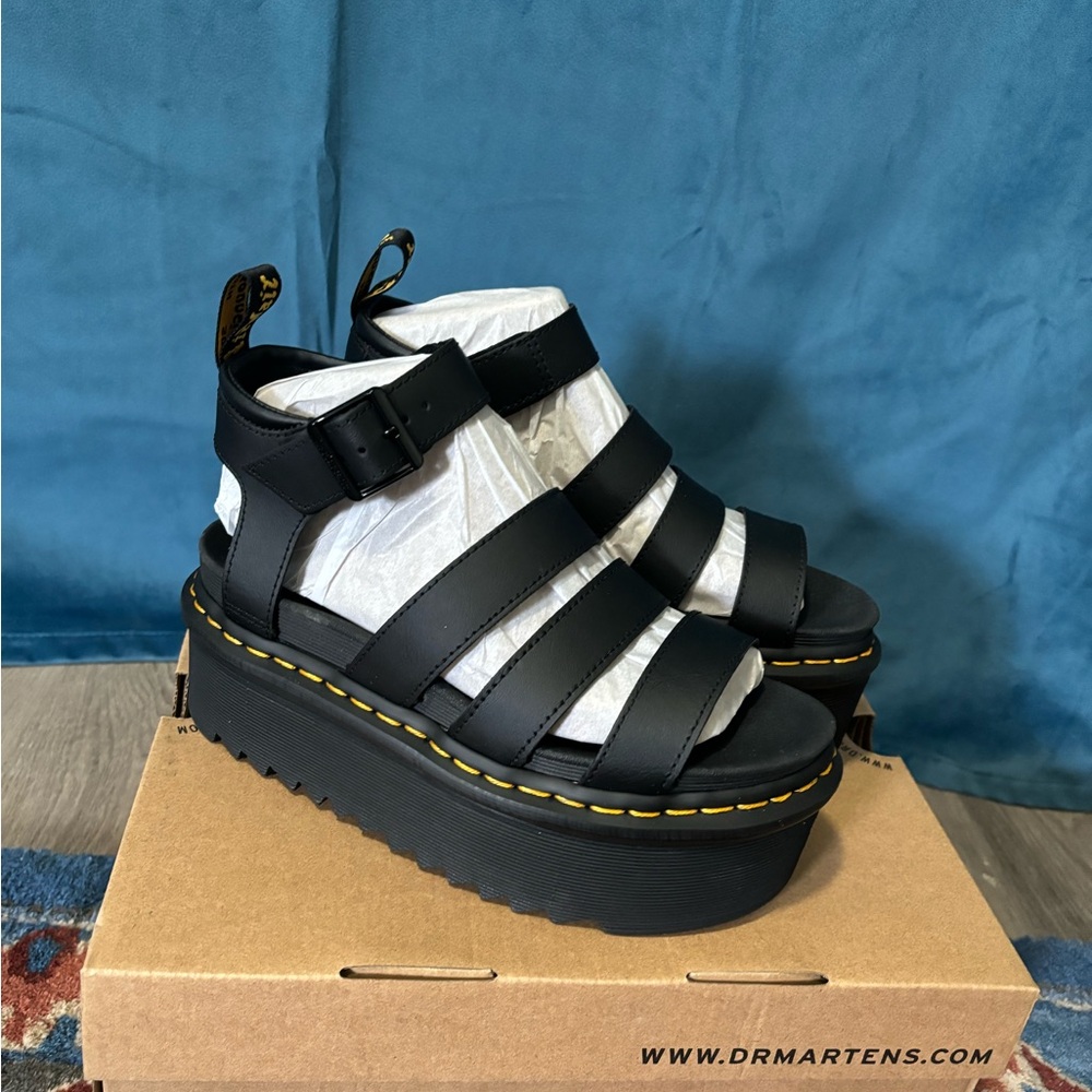 Dr. Marten Platform Sandals Blaire Quad - Picture 5 of 6